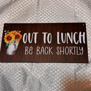 Door hanging farm house plaque